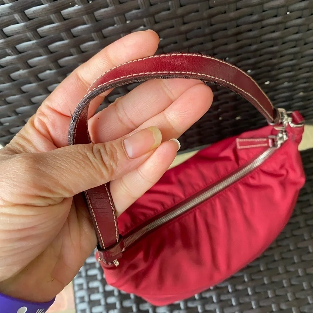 Prada Tessuto Nylon Mini Hobo Handbag